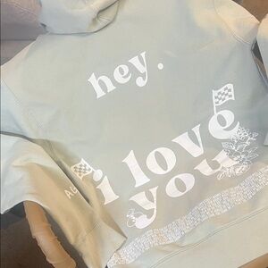 Andy Grammar Concert Hoodie (Women's Sage Green Hoodie)